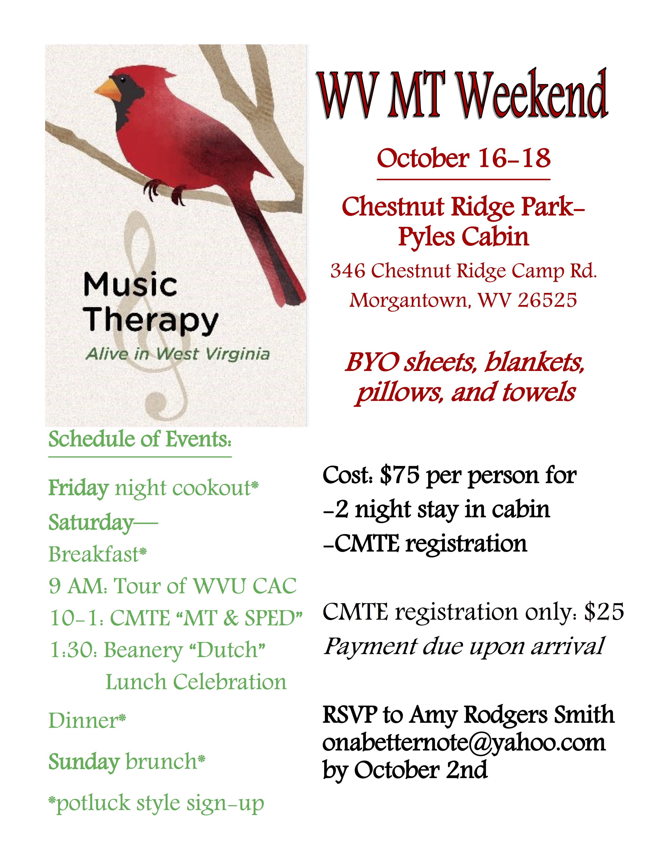 Read more about the article West Virginia Music Therapy Weekend