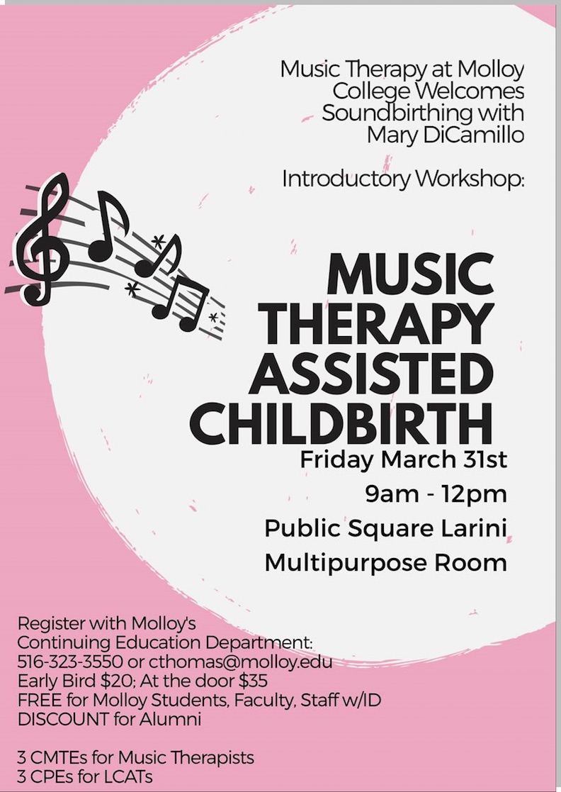 Read more about the article CMTE Opportunity: Music Therapy Assisted Childbirth