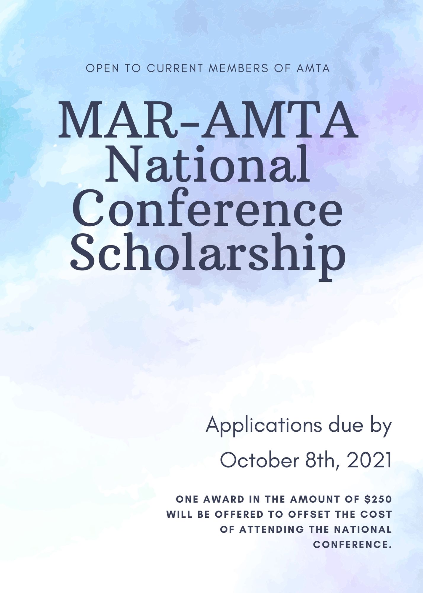 2021 National Conference Scholarship
