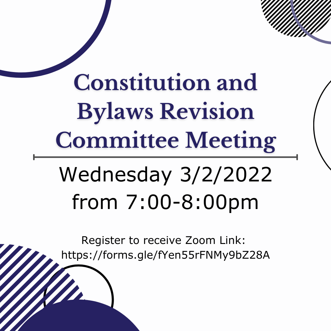 Read more about the article Constitution and Bylaws Feedback Event