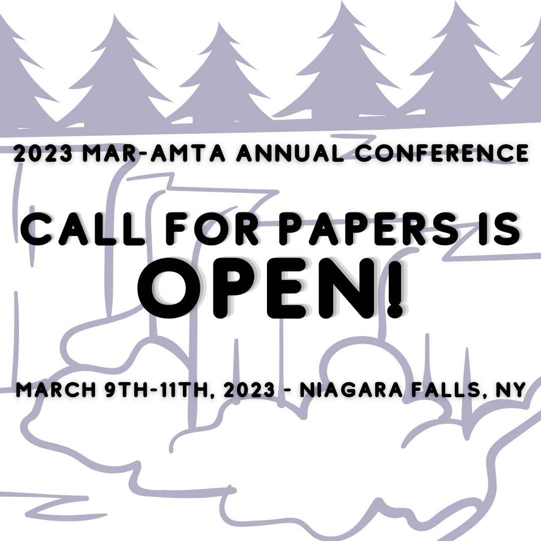 Read more about the article Call for Papers: MAR-AMTA Conference ’23